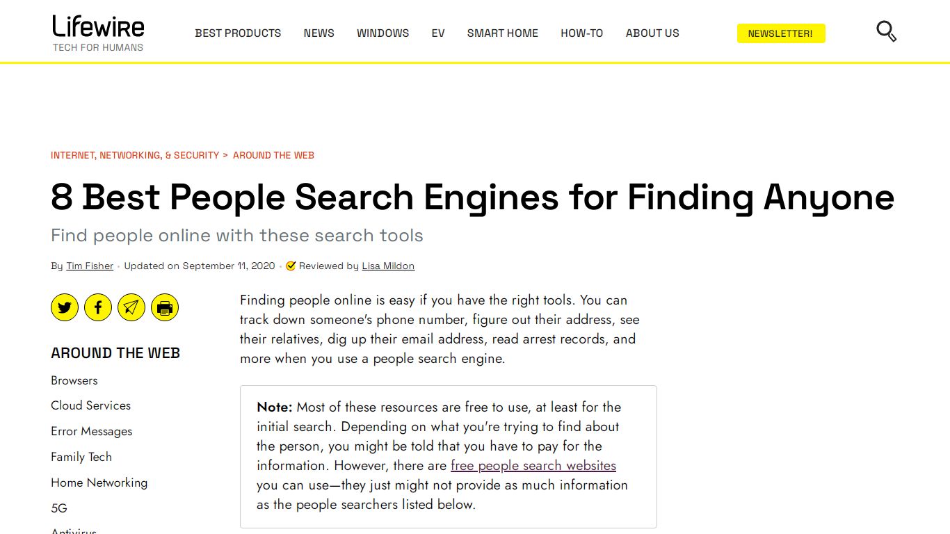 8 Best People Search Engines You Can Use to Find Anyone - Lifewire